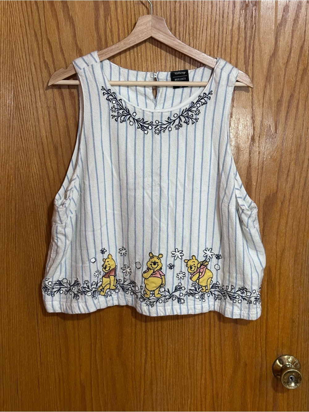 Disney BoxLunch sz 3X Winnie the Pooh sleeveless cropped